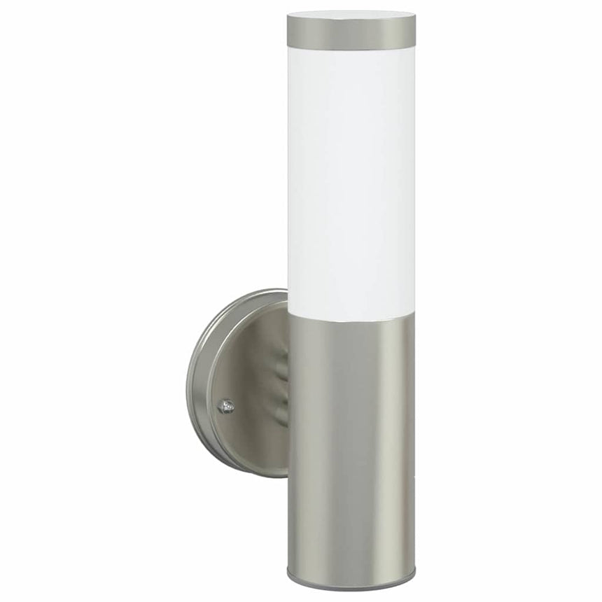 Buitenwandlamp 15 X 7,5 X 33 Cm Rvs En Plastic