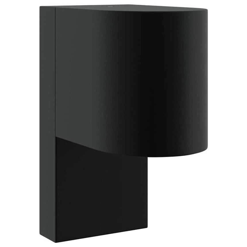 Buitenwandlamp Zwart 12 X 7 X 15 Cm Roestvrij Staal