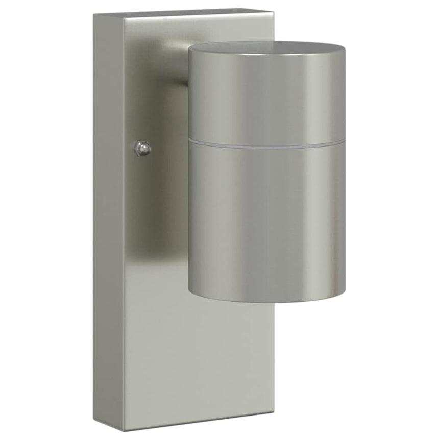 Buitenwandlamp Zilver 6,5 X 10,5 X 16 Cm