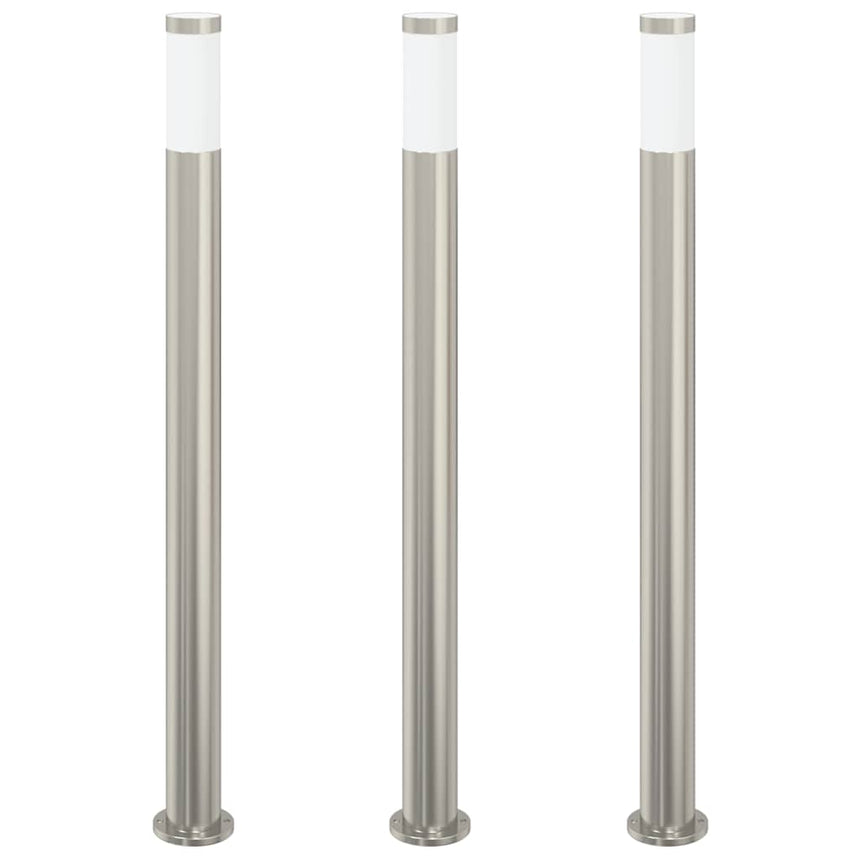 Bolderverlichting 3 Stuks 110 Cm Rvs Ip44
