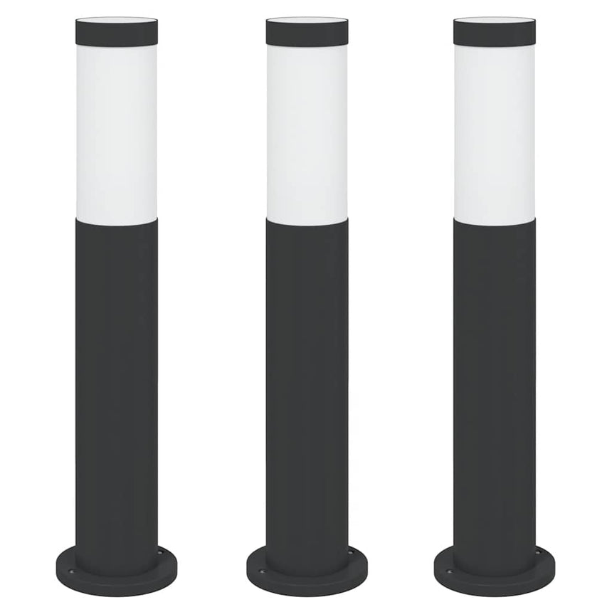Bolderverlichting 3 Stuks 50 Cm Rvs Ip44