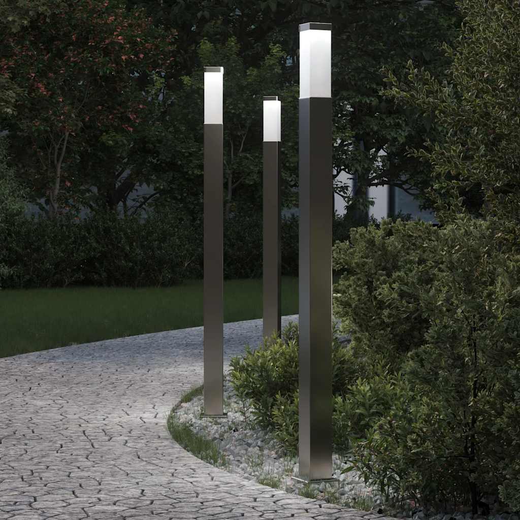 Bolderverlichting 3 Stuks 110 Cm Rvs Ip44