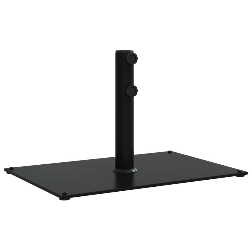 Parasolvoet Voor Stokken Van Ø32/38/48 Mm 15 Kg Rechthoekig