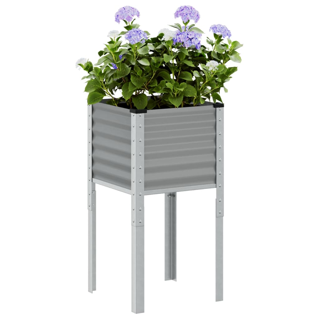 Plantenbak Staal Grijs