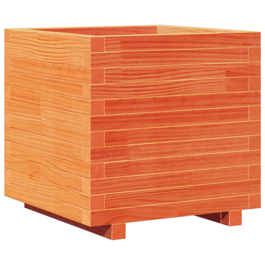 Plantenbak 50X50X49,5 Cm Massief Grenenhout Wasbruin Natuurlijk Grenenhout