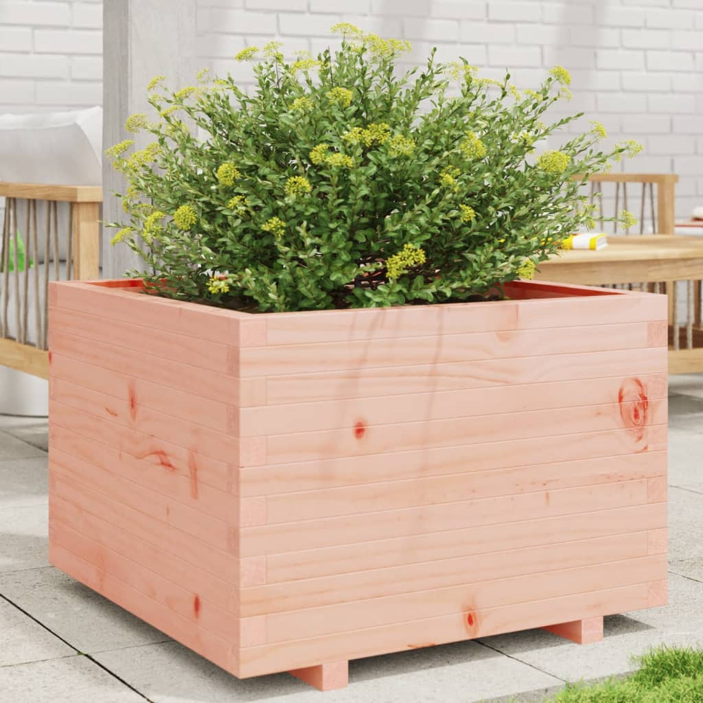 Plantenbak 70X70X49,5 Cm Massief Douglashout Wasbruin