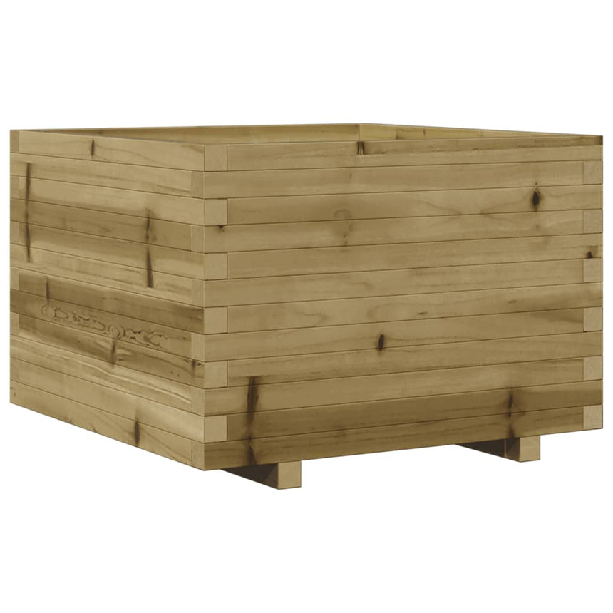 Plantenbak 70X70X49,5 Cm Geïmpregneerd Grenenhout Natuurlijk Douglashout