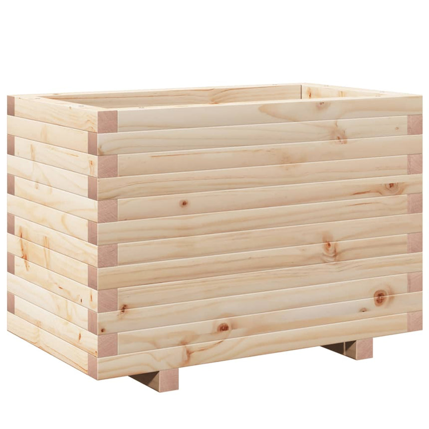Plantenbak 70X40X49,5 Cm Massief Grenenhout Wasbruin
