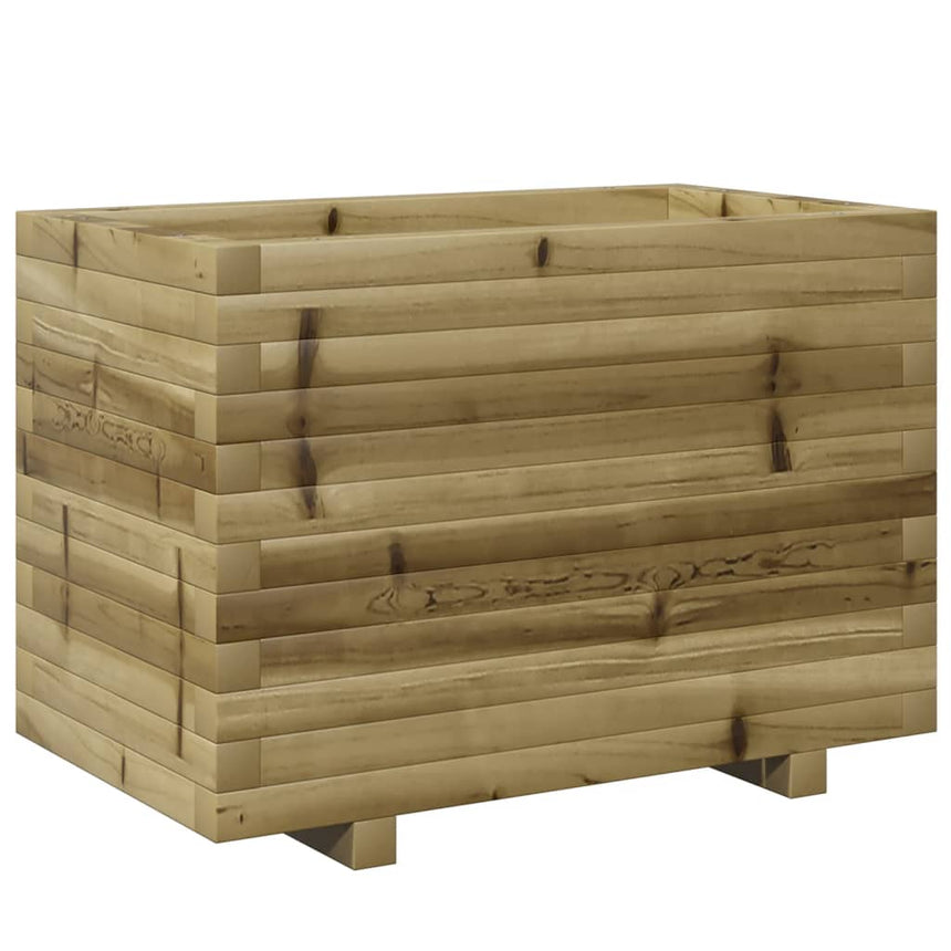 Plantenbak 70X40X49,5 Cm Geïmpregneerd Grenenhout Wasbruin