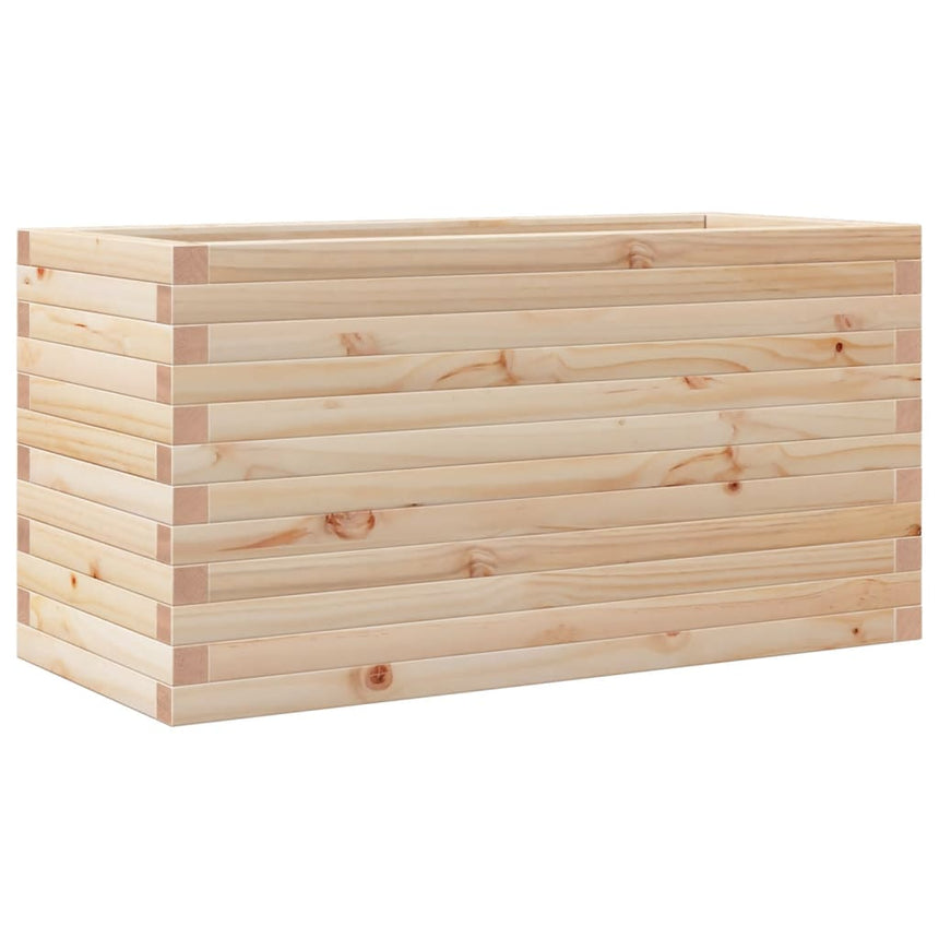 Plantenbak 90X40X46 Cm Massief Grenenhout Wasbruin