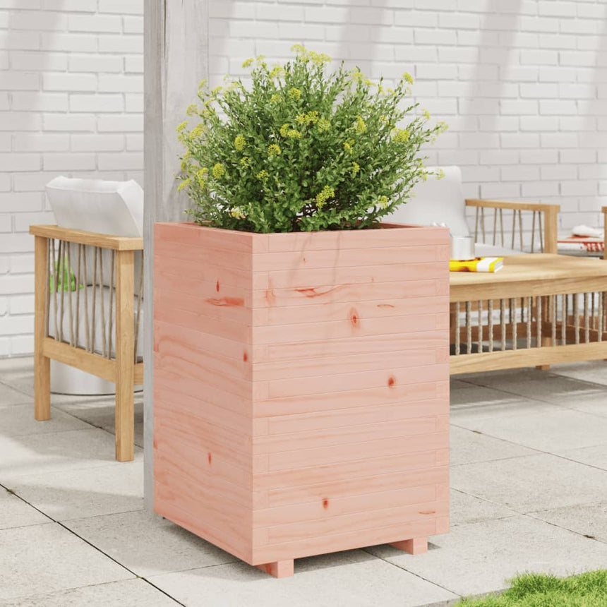 Plantenbak 50X50X72,5 Cm Massief Douglashout Wasbruin