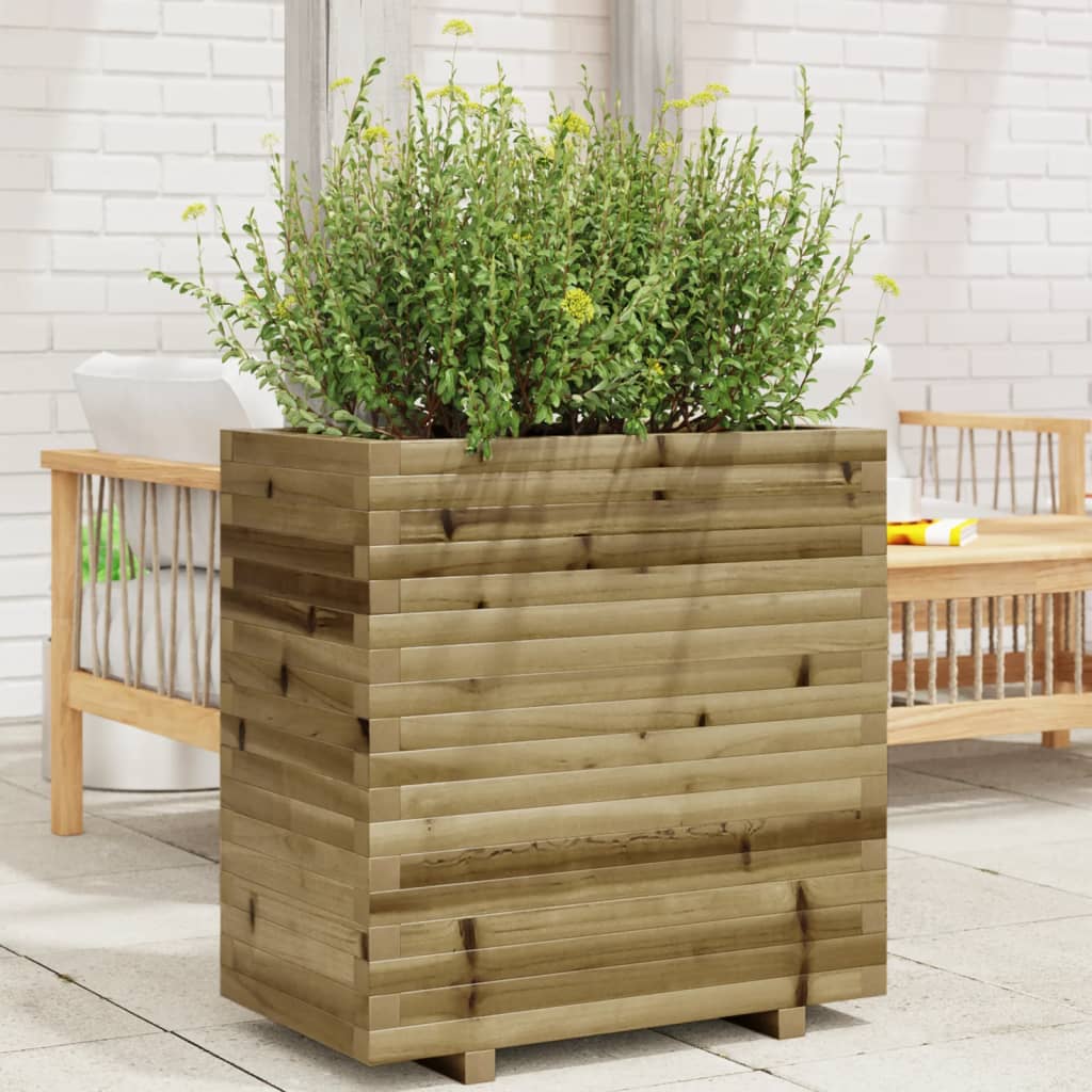 Plantenbak 70X40X72 Cm Geïmpregneerd Grenenhout Natuurlijk Douglashout