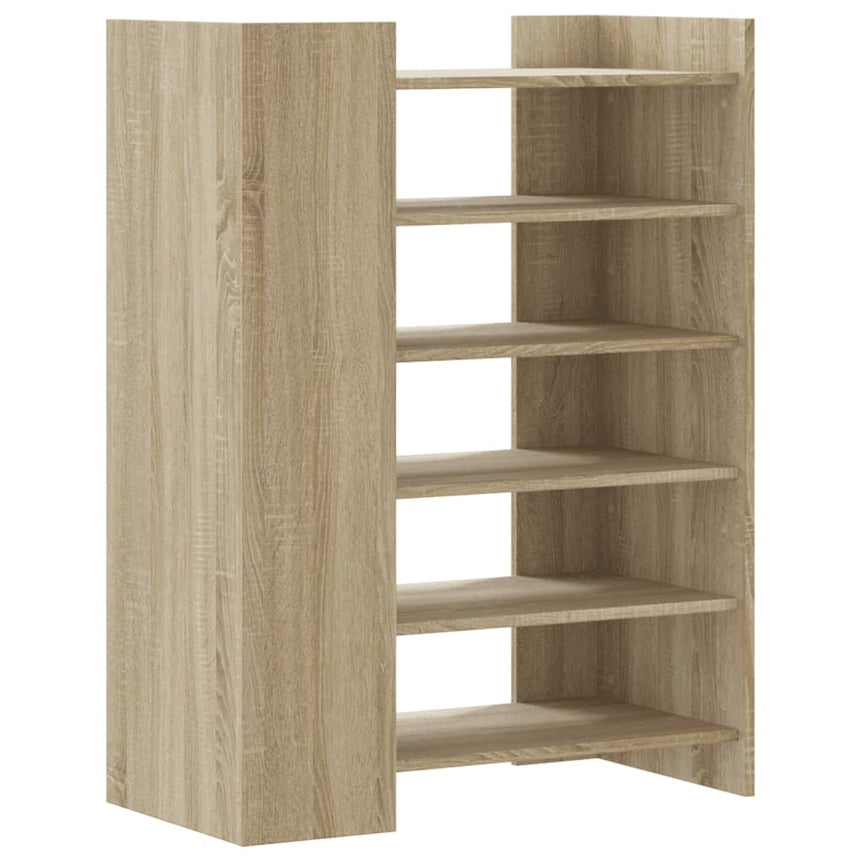 Schoenenkast 74,5X37,5X100 Cm Bewerkt Hout Kleurig Sonoma Eiken