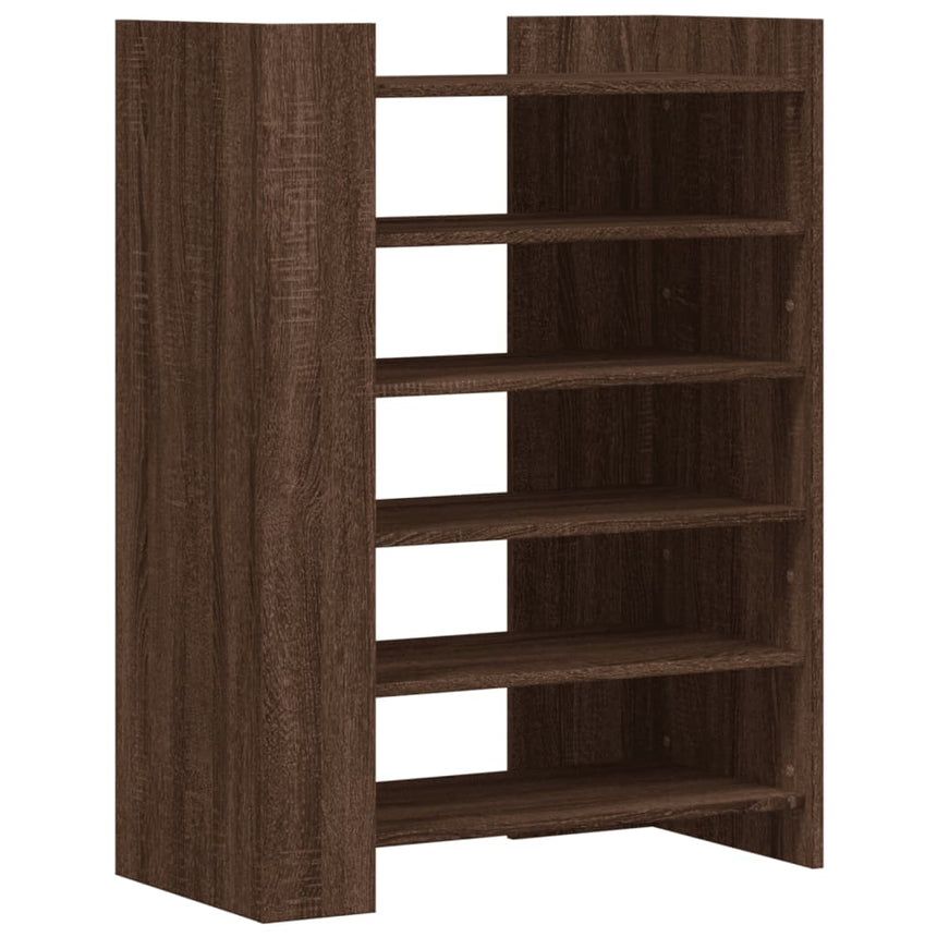 Schoenenkast 74,5X37,5X100 Cm Bewerkt Hout Ig Bruin Eikenkleur