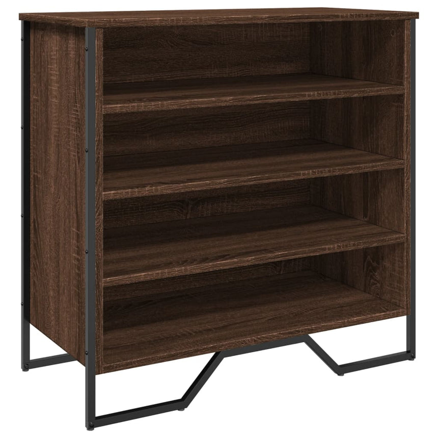Schoenenkast 80X38X78 Cm Bewerkt Hout Ig Bruin Eikenkleur