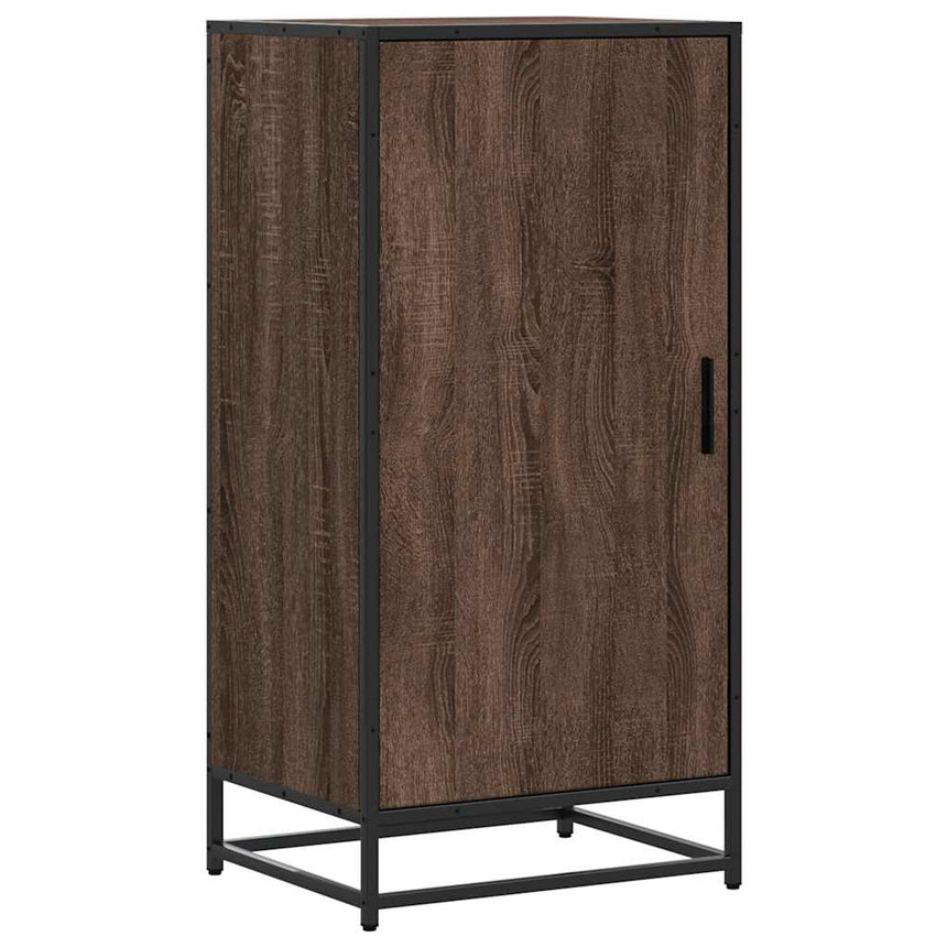 Schoenenrek 48X38X97,5 Cm Bewerkt Hout Ig Bruin Eikenkleur