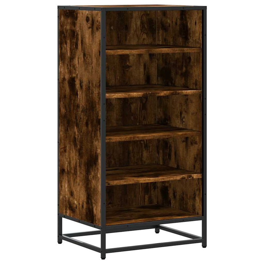 Schoenenrek 48X38X97,5 Cm Bewerkt Hout Kleurig Gerookt Eiken