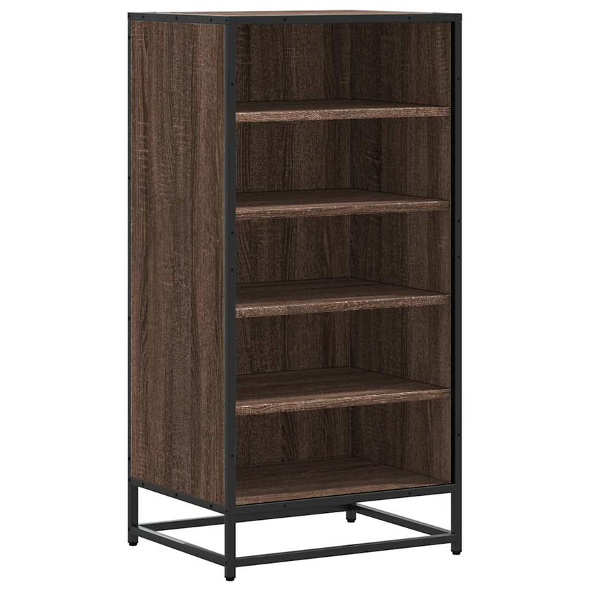 Schoenenrek 48X38X97,5 Cm Bewerkt Hout Ig Bruin Eikenkleur