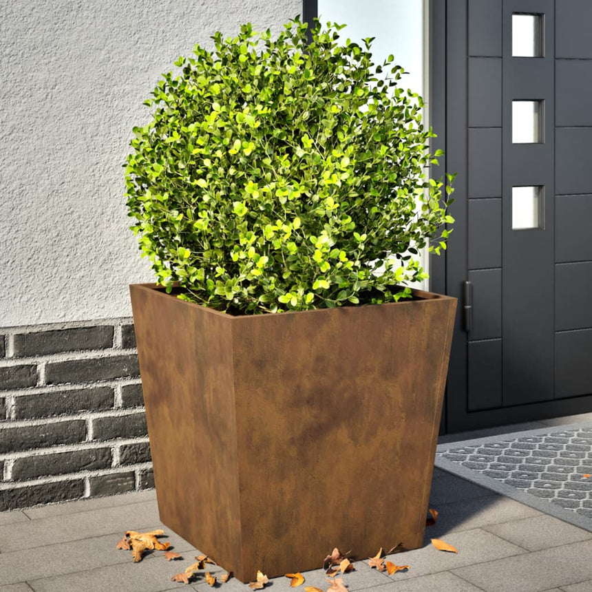 Plantenbak Staal Antracietkleurig