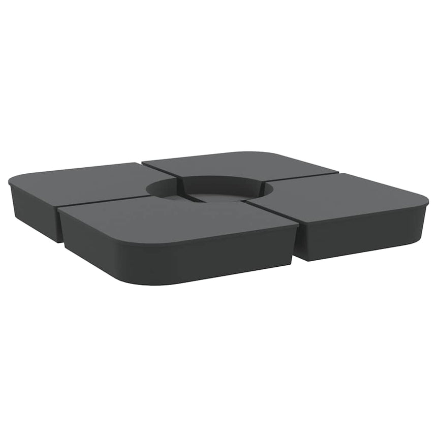 4-Delige Set Parasolvoeten Voor Kruisvoet Parasol 100 Kg Pp
