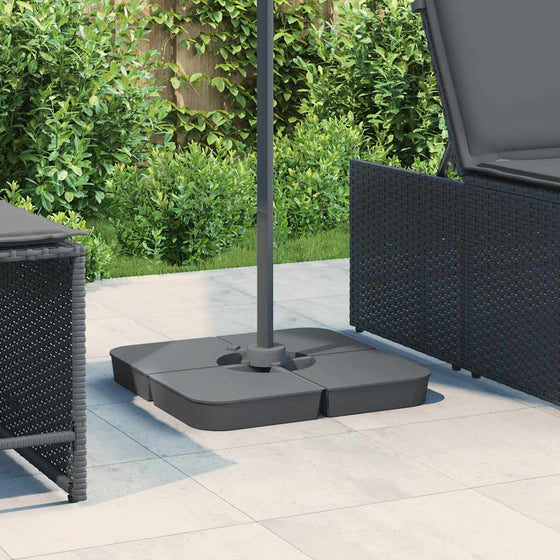 4-Delige Set Parasolvoeten Voor Kruisvoet Parasol 100 Kg Pp