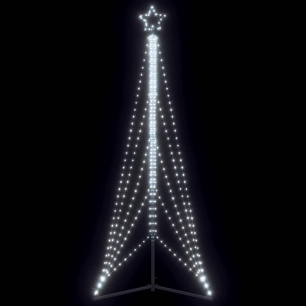 Led-Kerstboom 525 Leds Koud Wit 302 Cm Koudwit
