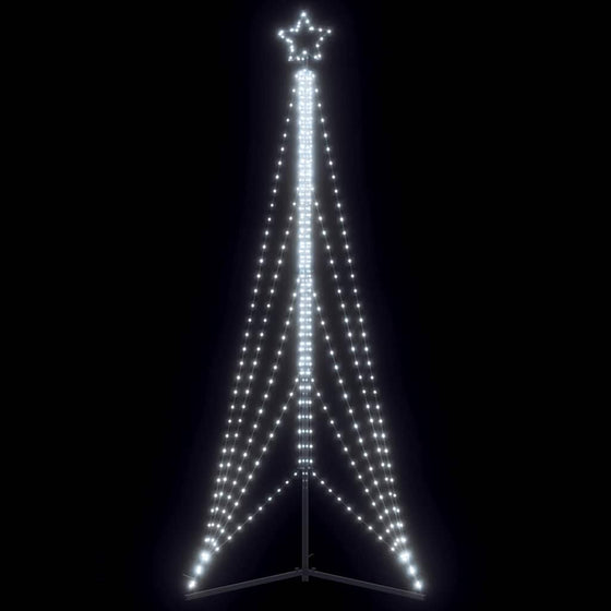 Led-Kerstboom 525 Leds Koud Wit 302 Cm Koudwit