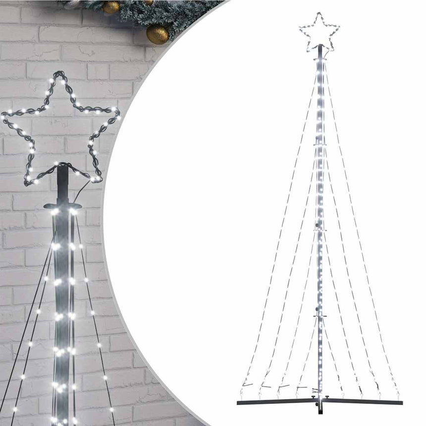 Led-Kerstboom 447 Leds Koud Wit Koudwit
