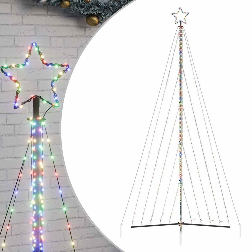Led-Kerstboom 570 Leds Kleurrijk 399 Cm Blauw