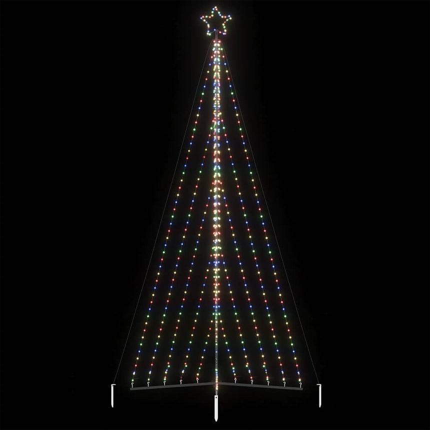 Led-Kerstboom 570 Leds Kleurrijk 399 Cm Blauw