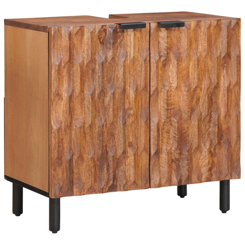 vidaXL Ensembles de salle de bain 2 pcs Acacia Marron Winish