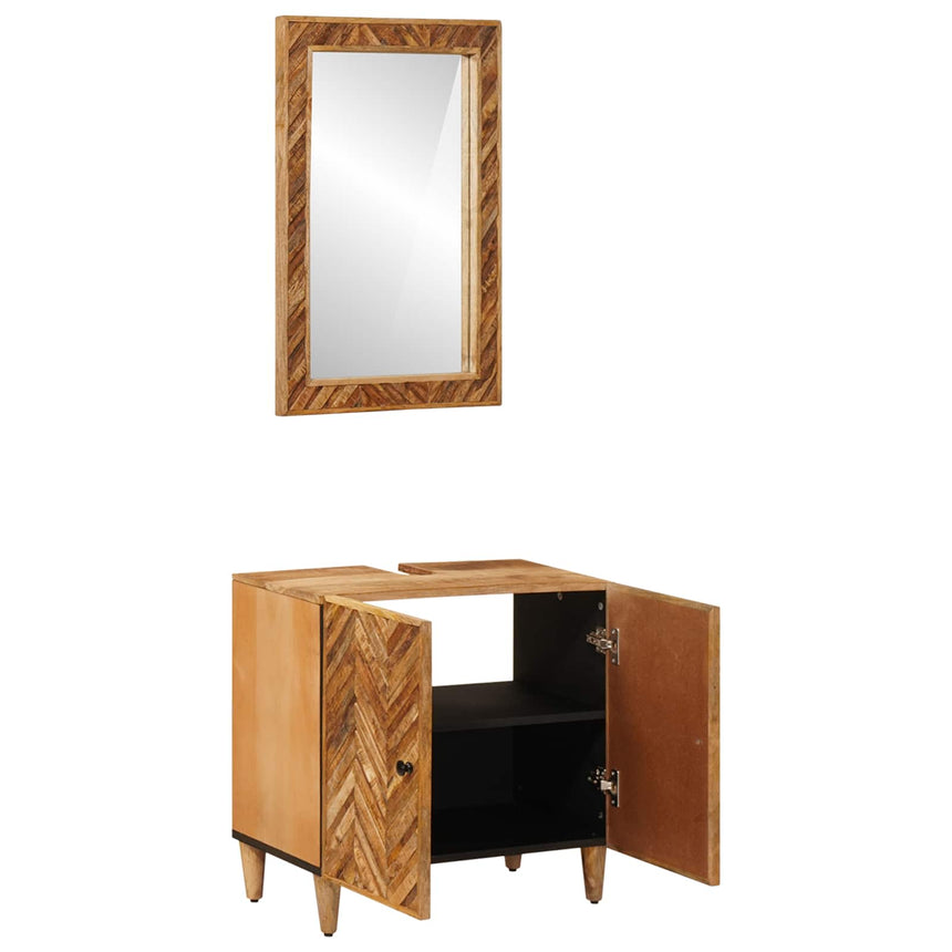 vidaXL Ensemble de Meubles de Salle de Bain Montage mural 2 pcs