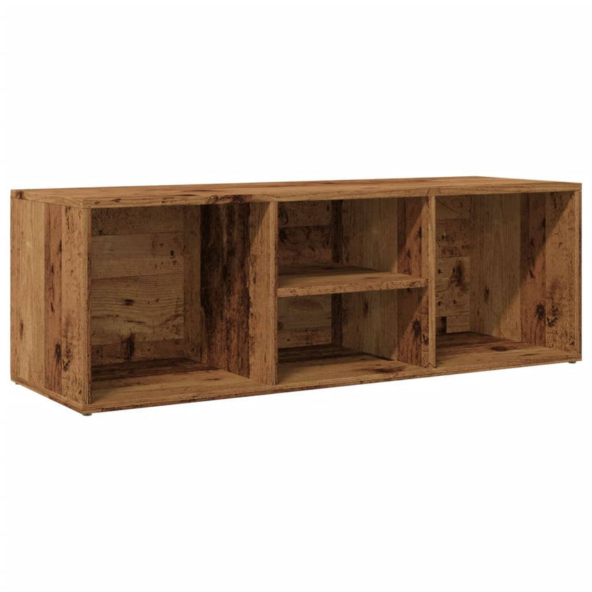 Schoenenopbergbank 105X35X35 Cm Bewerkt Hout Kleurig Oud Hout
