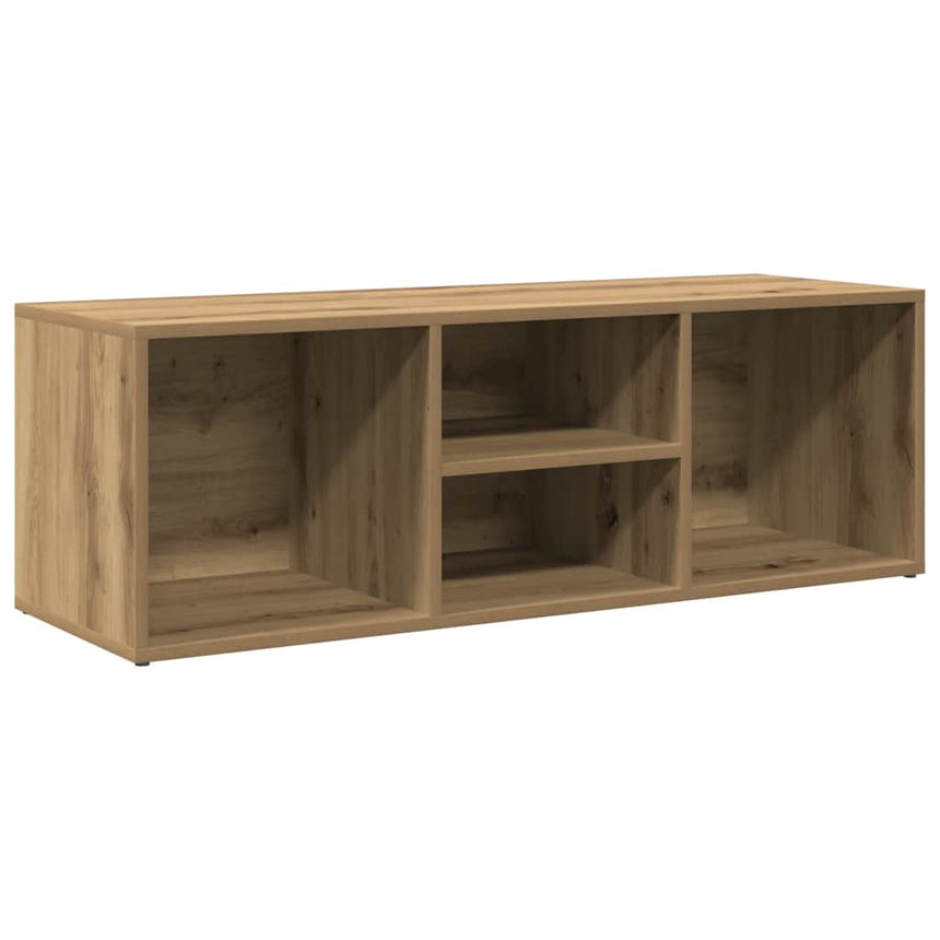 Schoenenopbergbank 105X35X35 Cm Bewerkt Hout Artisanaal Eiken Artisanaal Eikenkleurig