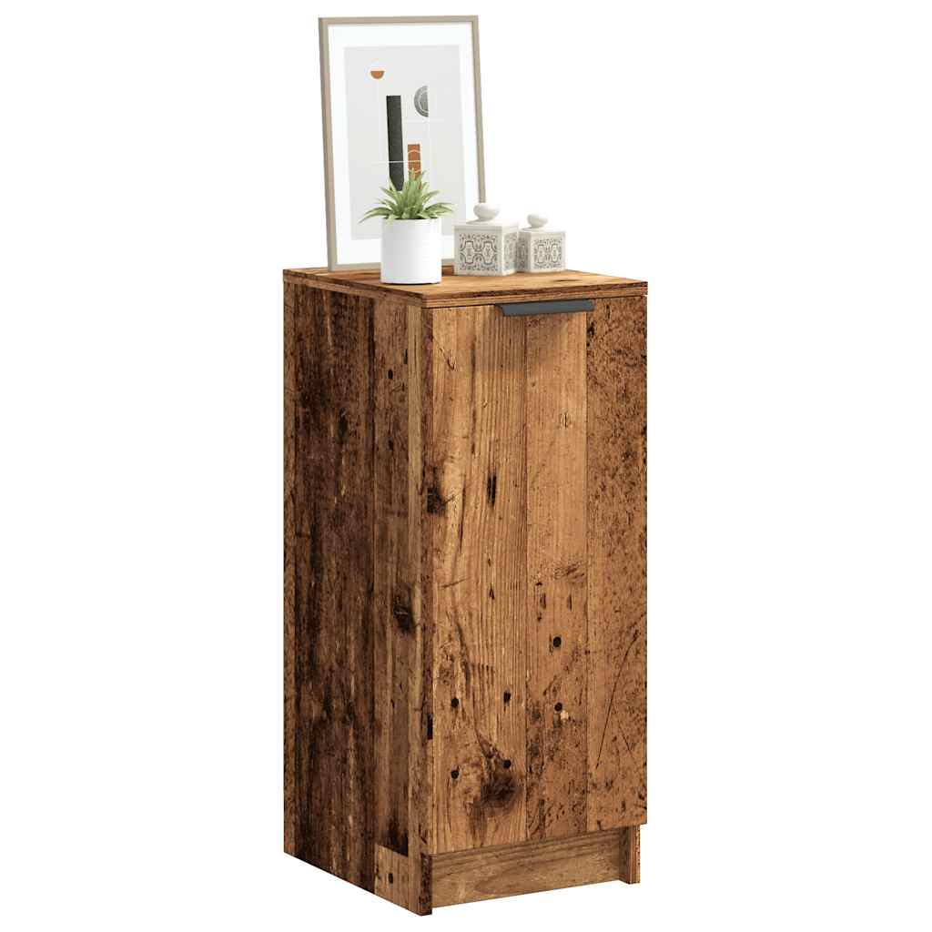 Schoenenkast 29,5X35X70 Cm Bewerkt Hout Kleurig Oud Hout