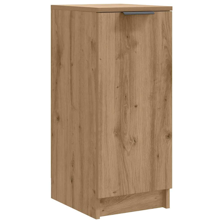 Schoenenkast 29,5X35X70 Cm Bewerkt Hout Artisanaal Eikenkleur Artisanaal Eikenkleurig