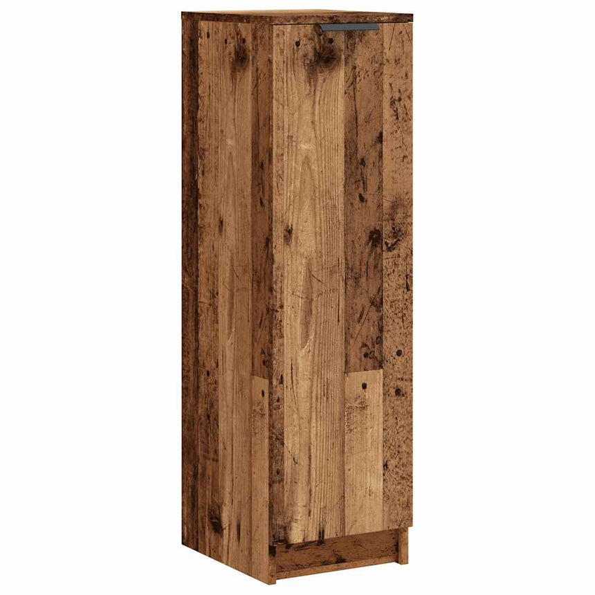 Schoenenkast 29,5X35X100,5 Cm Bewerkt Hout Kleurig Oud Hout