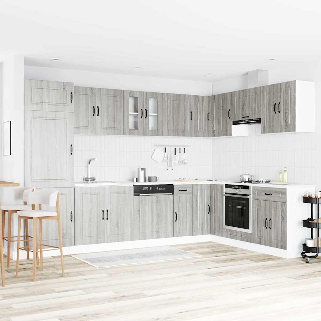 vidaXL Armoire de cuisine Kalmar Gris Sonoma 80 x 46 x 81,5 cm