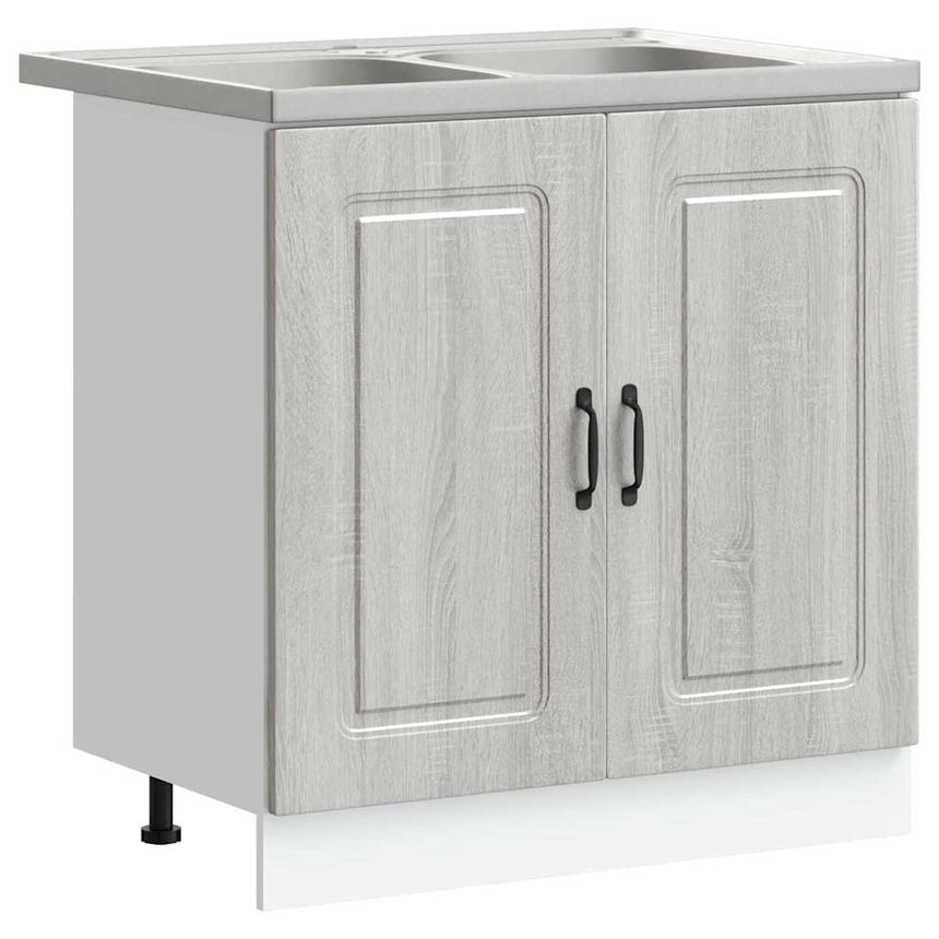 vidaXL Armoire de cuisine Kalmar Gris Sonoma 80 x 46 x 81,5 cm