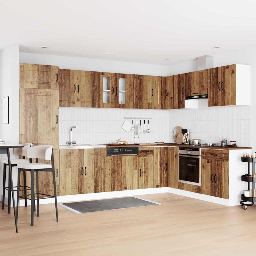 vidaXL Armoire de cuisine Kalmar Bois ancien 80 x 46 x 81,5 cm