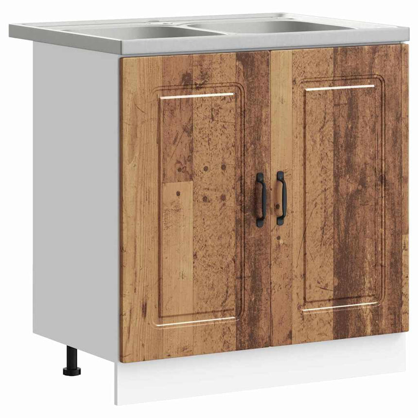 vidaXL Armoire de cuisine Kalmar Bois ancien 80 x 46 x 81,5 cm