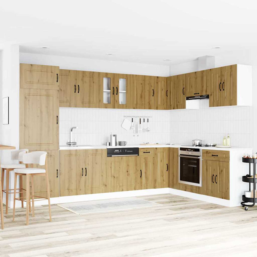 vidaXL Armoire de cuisine Kalmar Chêne artisanal 80 x 46 x 81,5 cm