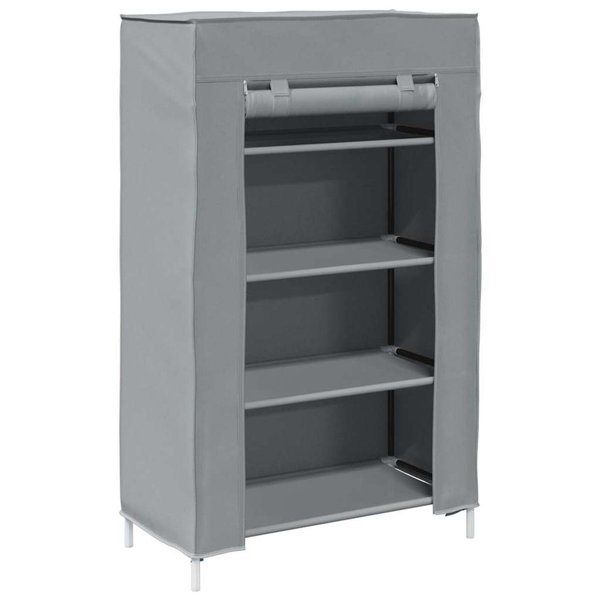 Schoenenkast 60,5X30X97 Cm Vliesvlies Grijs