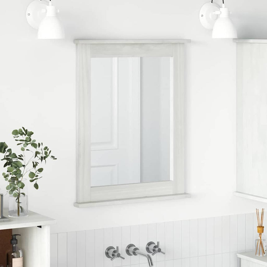 Spiegel Vigo Honing Bruin 55,5 X 5 X 70 Cm Massief Grenenhout