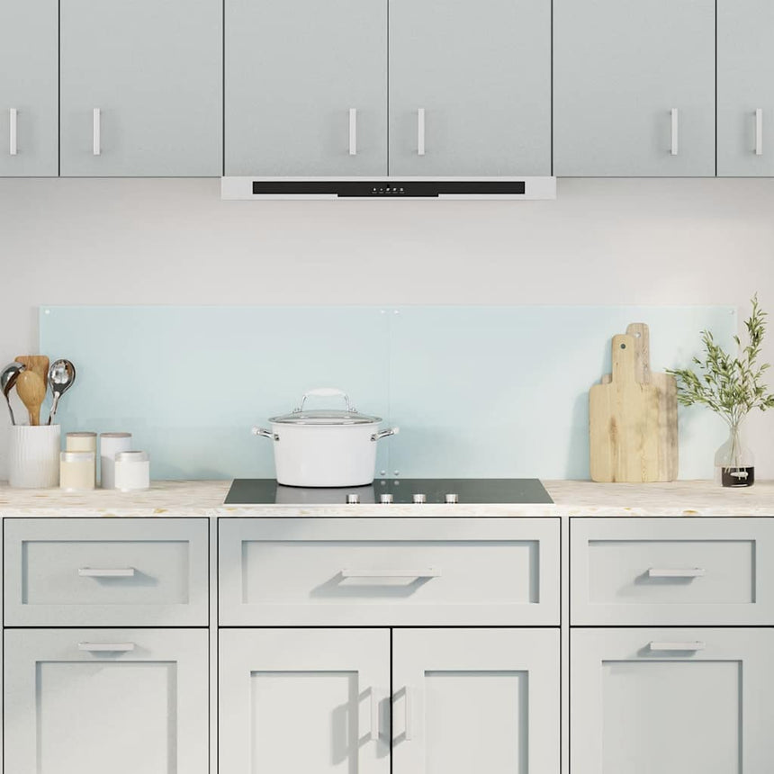 Spatscherm Keuken 70X50 Cm Gehard Glas Melkwit Milk
