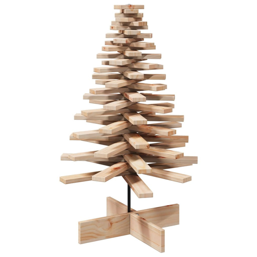 Kerstdecoratie Kerstboom Massief Grenenhout Naturel