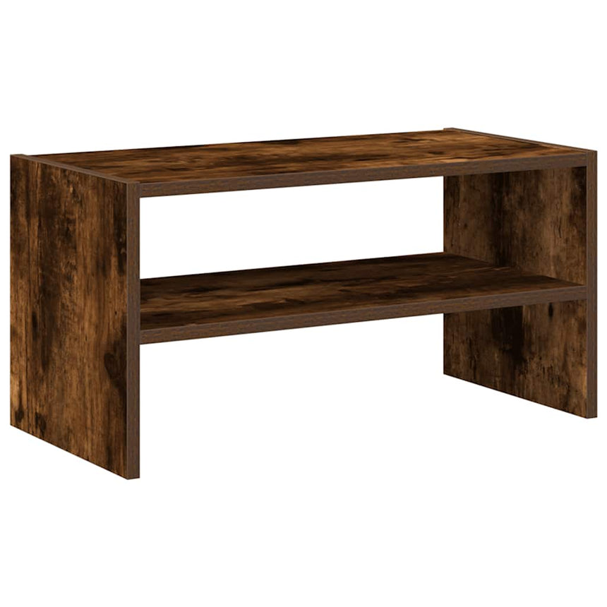 Schoenenrek Stapelbaar 60X30X30,5 Cm Kleurig Gerookt Eiken