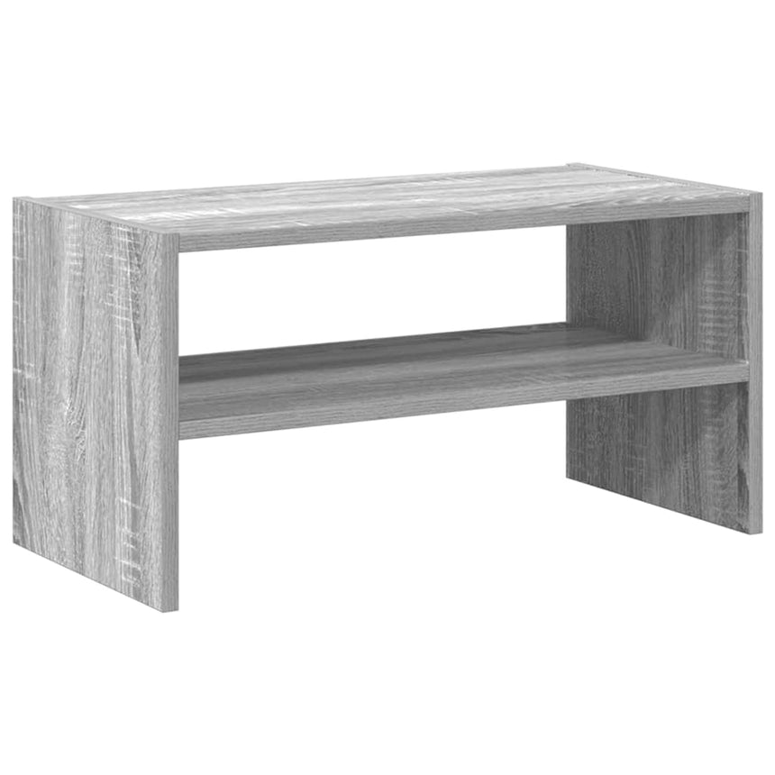 Schoenenrek Stapelbaar 60X30X30,5 Cm Eikenkleurig Grijs Sonoma