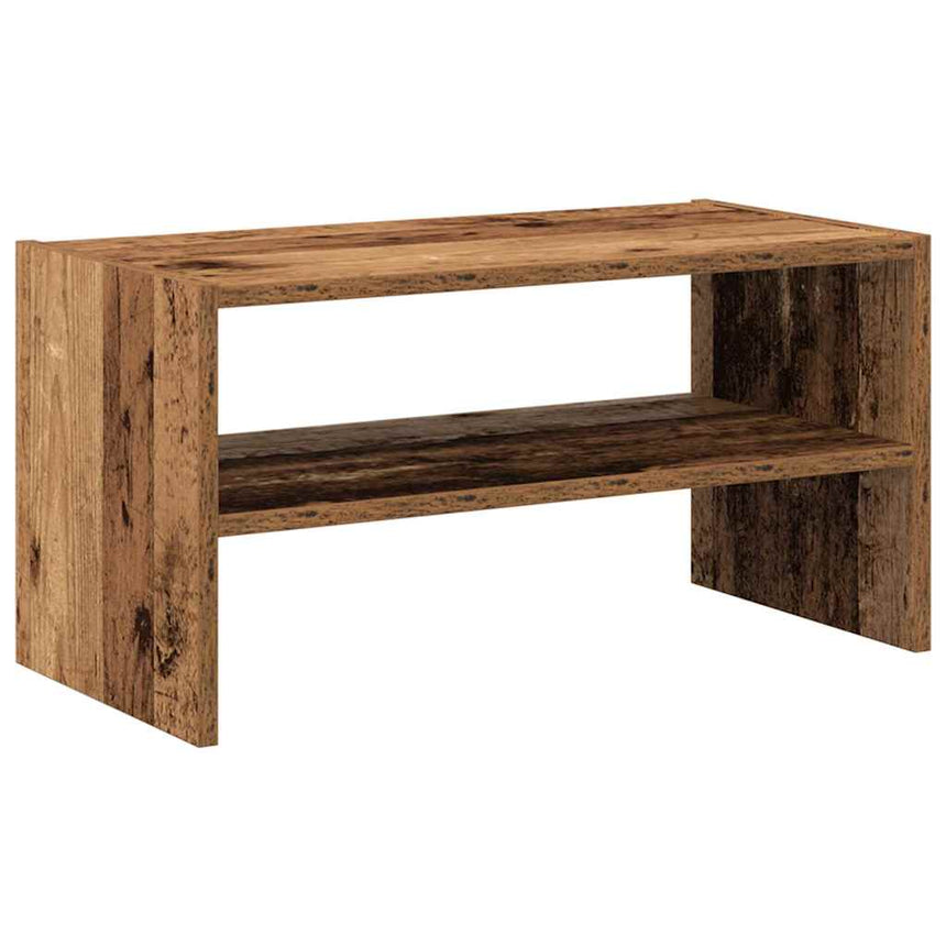 Schoenenrek Stapelbaar 60X30X30,5 Cm Kleurig Oud Hout