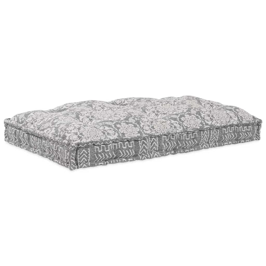 Pallet Sofa Kussen Lichtgrijs 120 X 80 X 12 Cm Stof